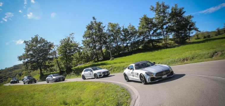 L’AUTOTORINO AMG EMOTIONAL TOUR PERCORRE I PIÙ SUGGESTIVI ITINERARI EMILIANI TRA PARMA E REGGIO