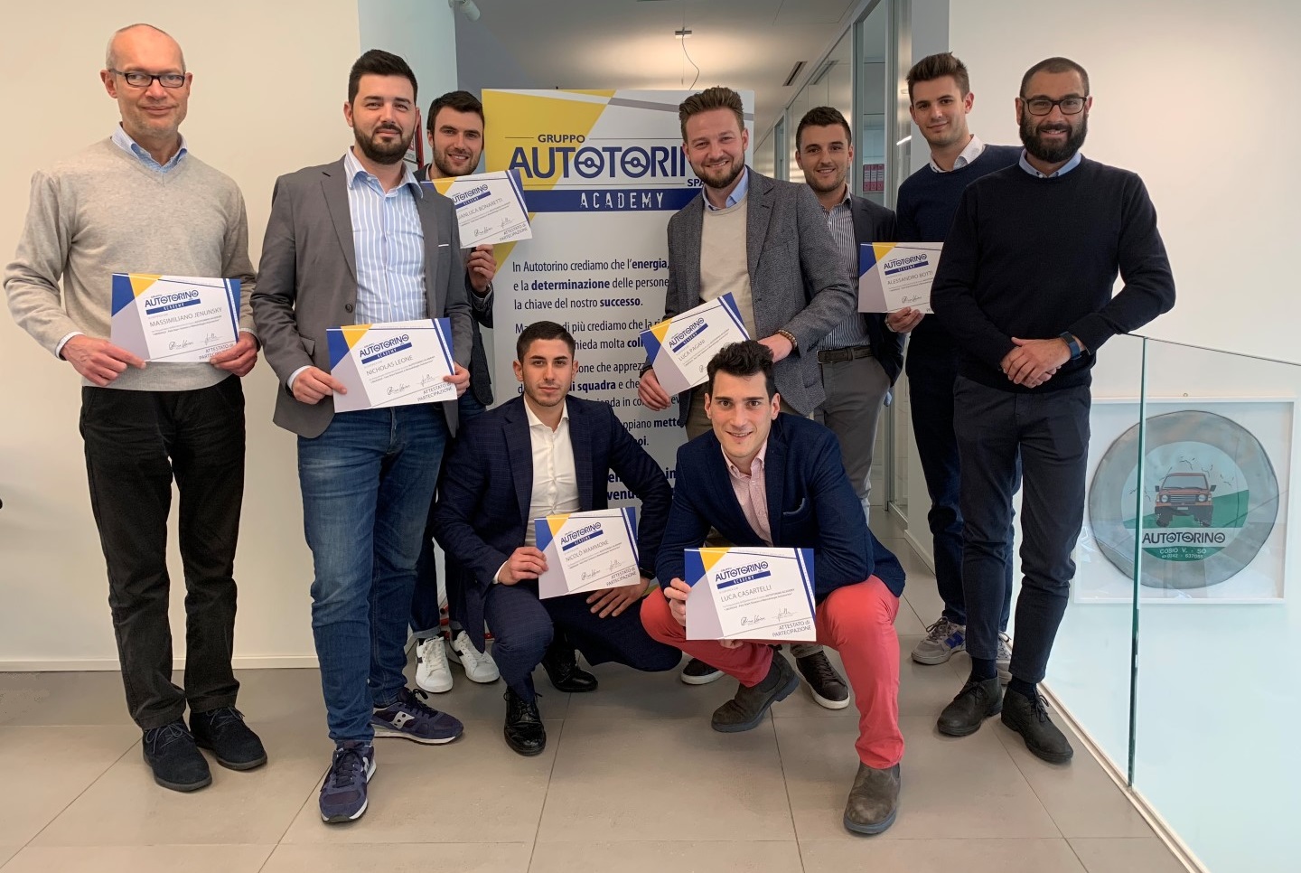 Aprile, i nuovi diplomati di Autotorino Academy