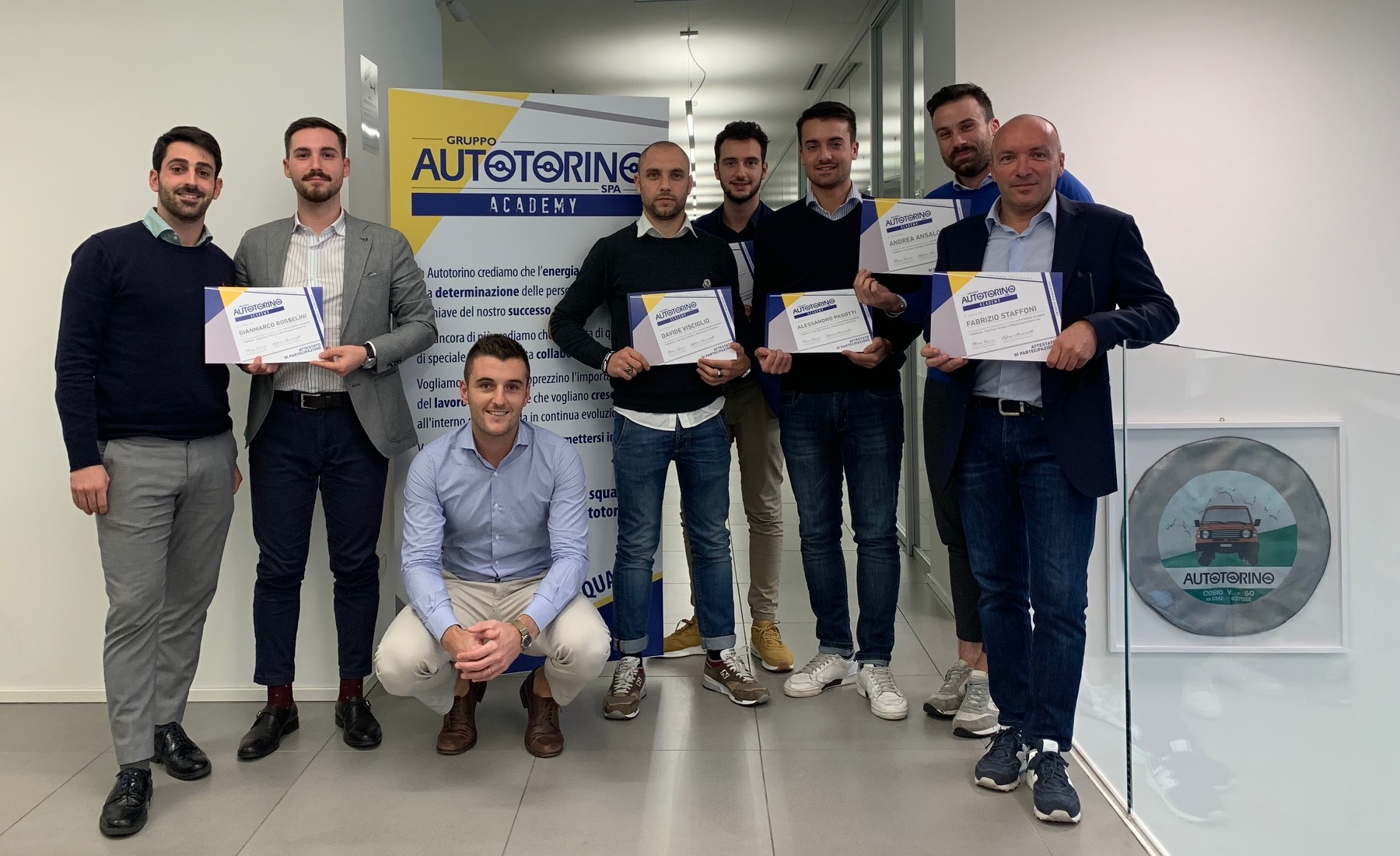 Autotorino Academy: i diplomi di Ottobre