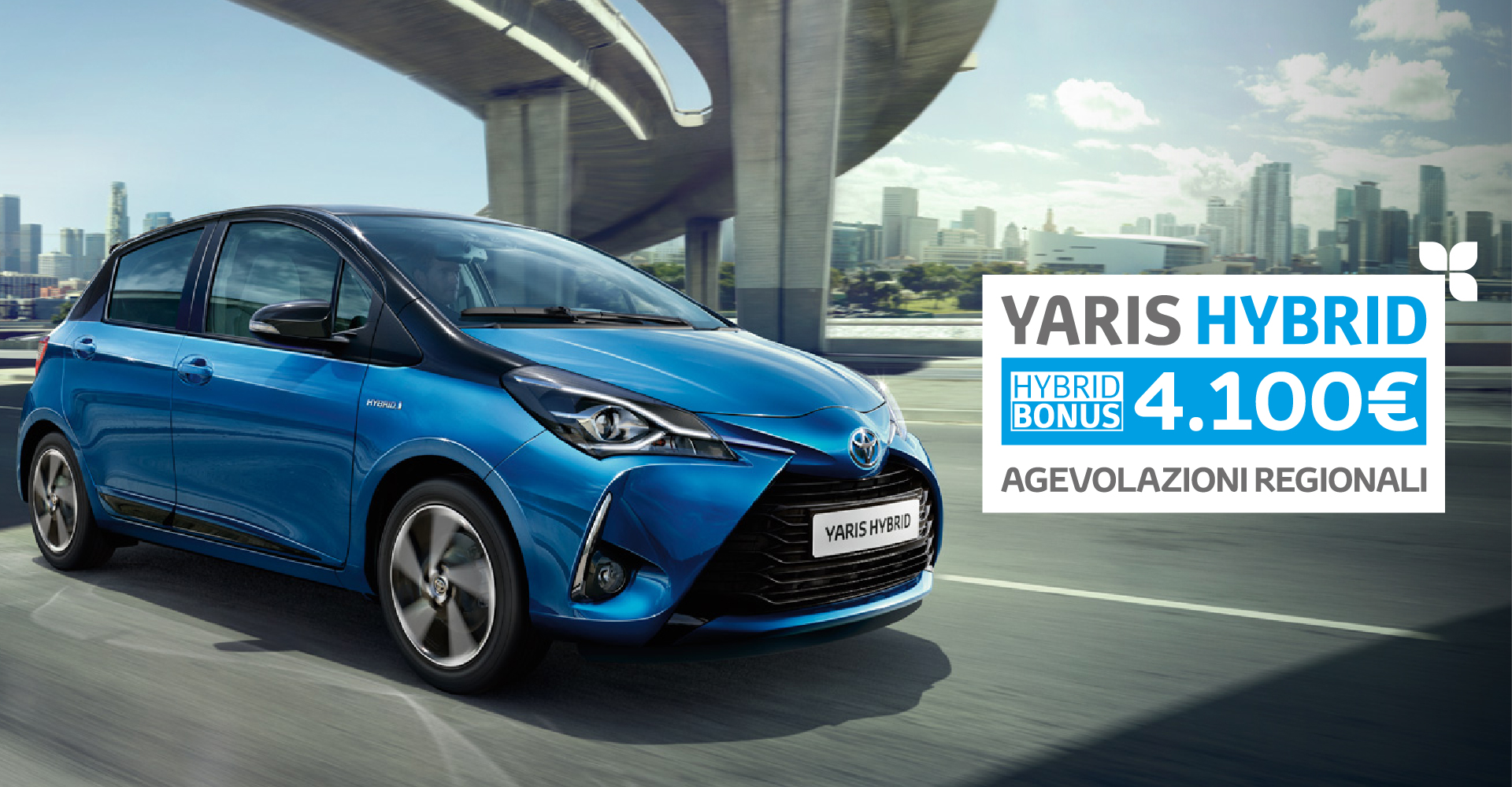 Con Toyota Yaris hybrid accedi a tutti gli ecoincentivi regionali in Lombardia e Piemonte