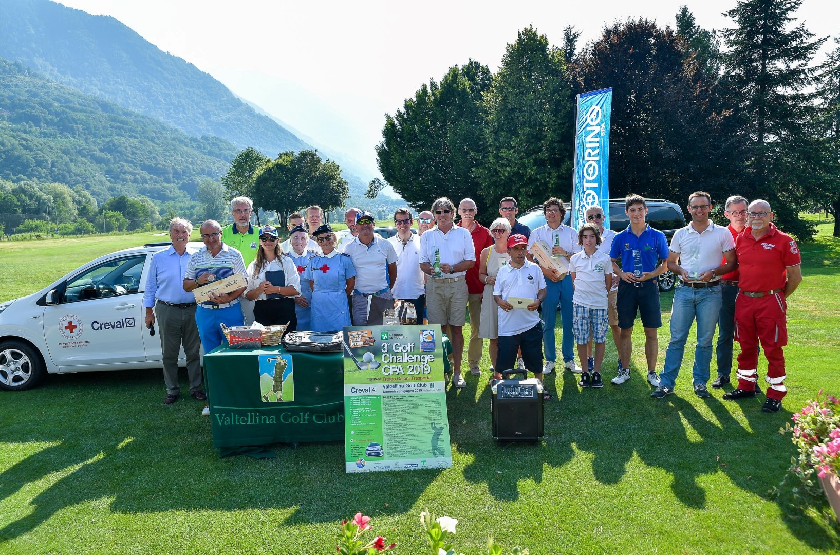 In Valtellina il Golf Challenge Cancro Primo Aiuto supporta la Croce Rossa
