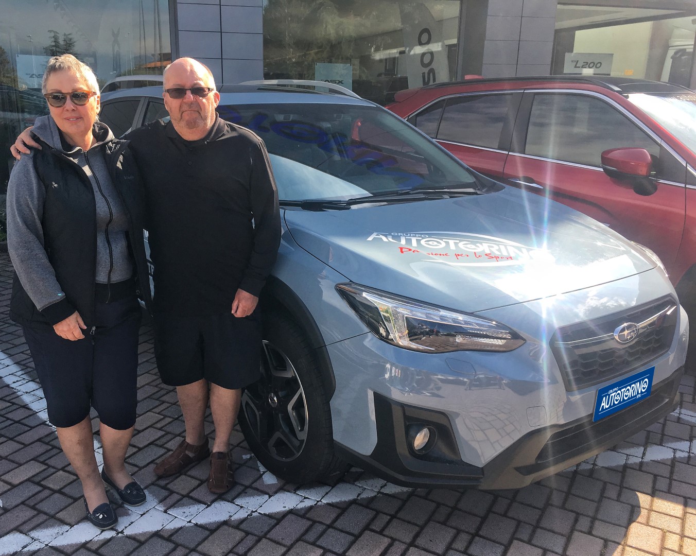 Sentirsi a casa da Autotorino: Denise e Mario dal Canada con Subaru nel cuore