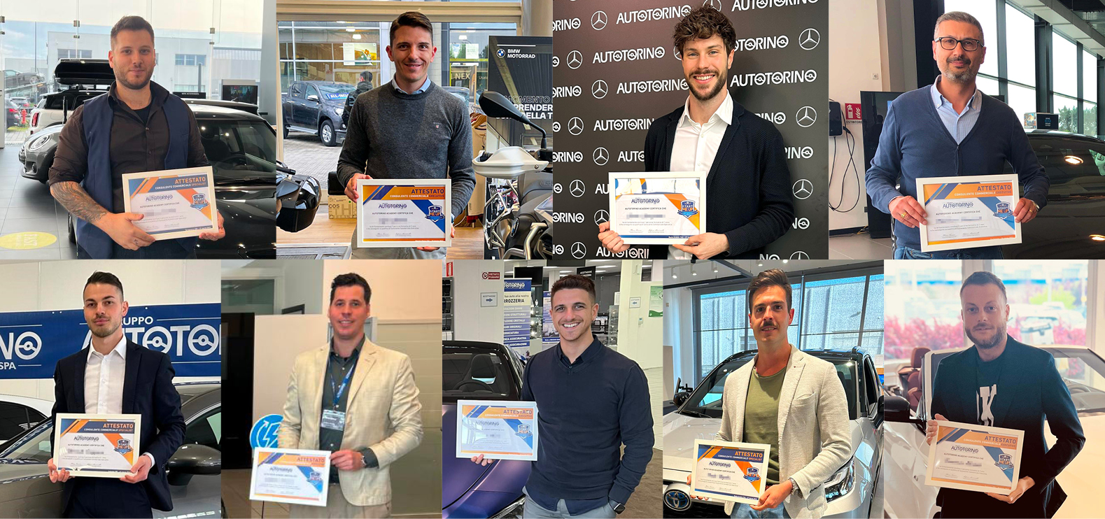 Undici i nuovi talenti commerciali della nostra Grande Squadra diplomati dall'Autotorino Academy