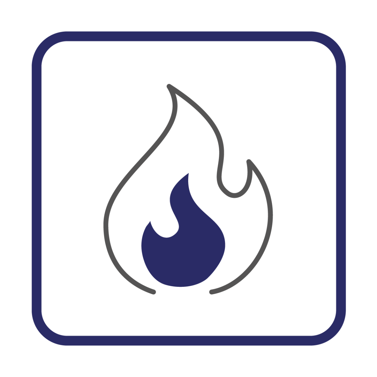 Icona furto e incendio