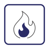 Icona furto e incendio